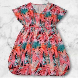 Unbranded Tropical Vacation Summer Dress Size Large (L) C34